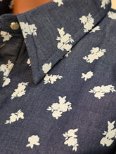 Denim  Blue Floral Co-ord Set